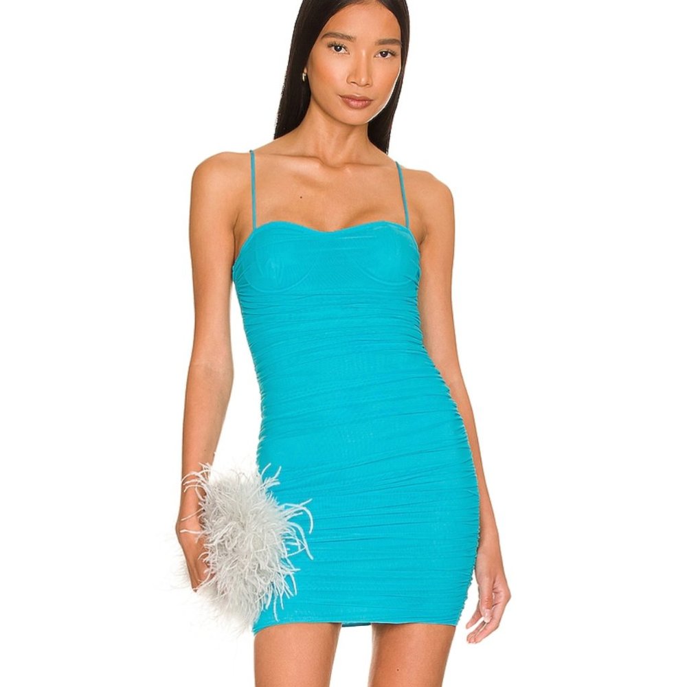 Never Worn Superdown Emmie Mesh Mini Dress